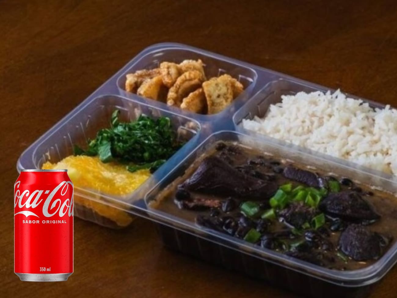 Combo: Executivo Feijoada + Coca-Cola Original 350ml