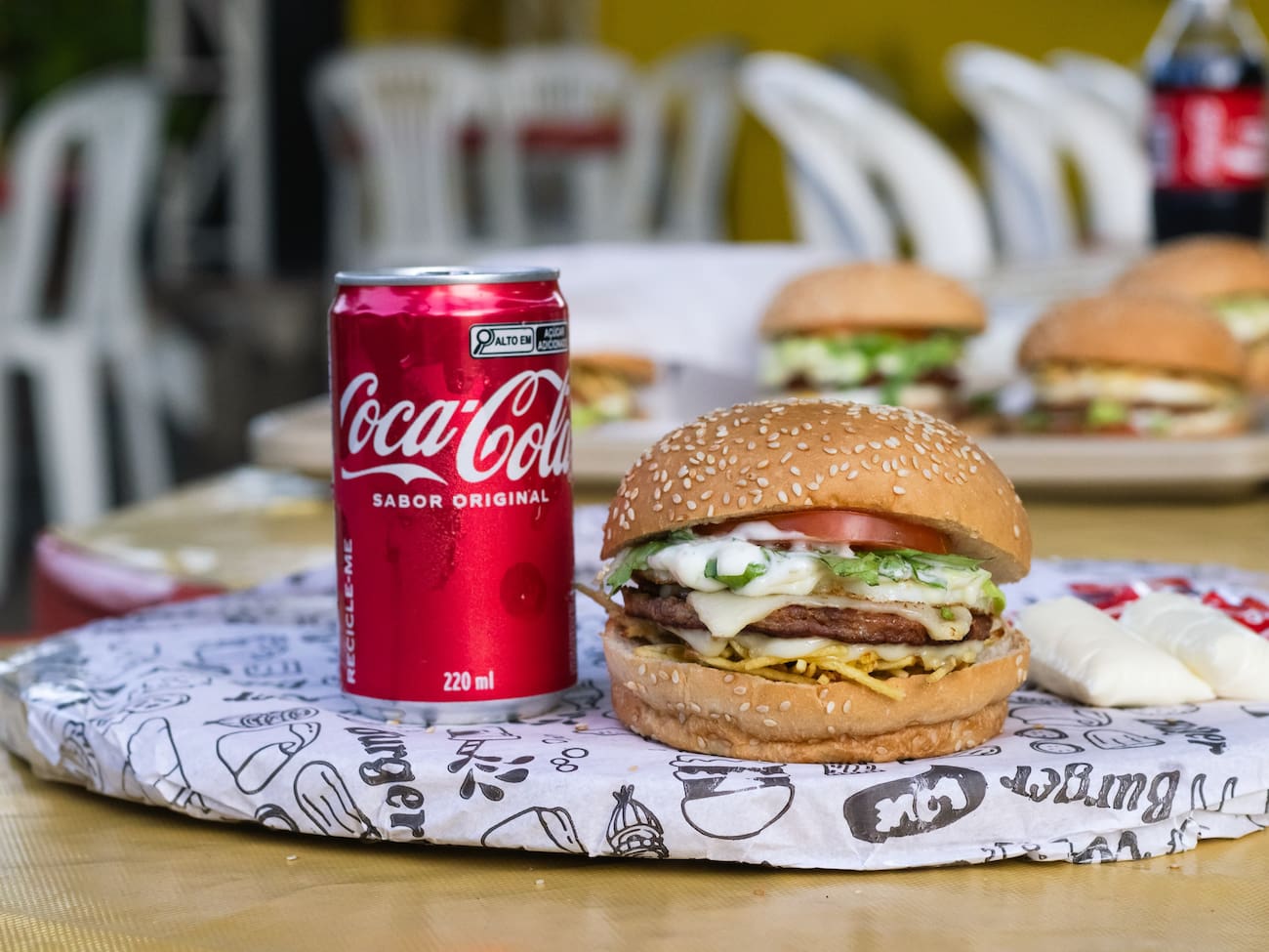 Combo: 1 Eggxburguer+ 1 Coca 220ml