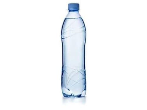 Água sem gás.