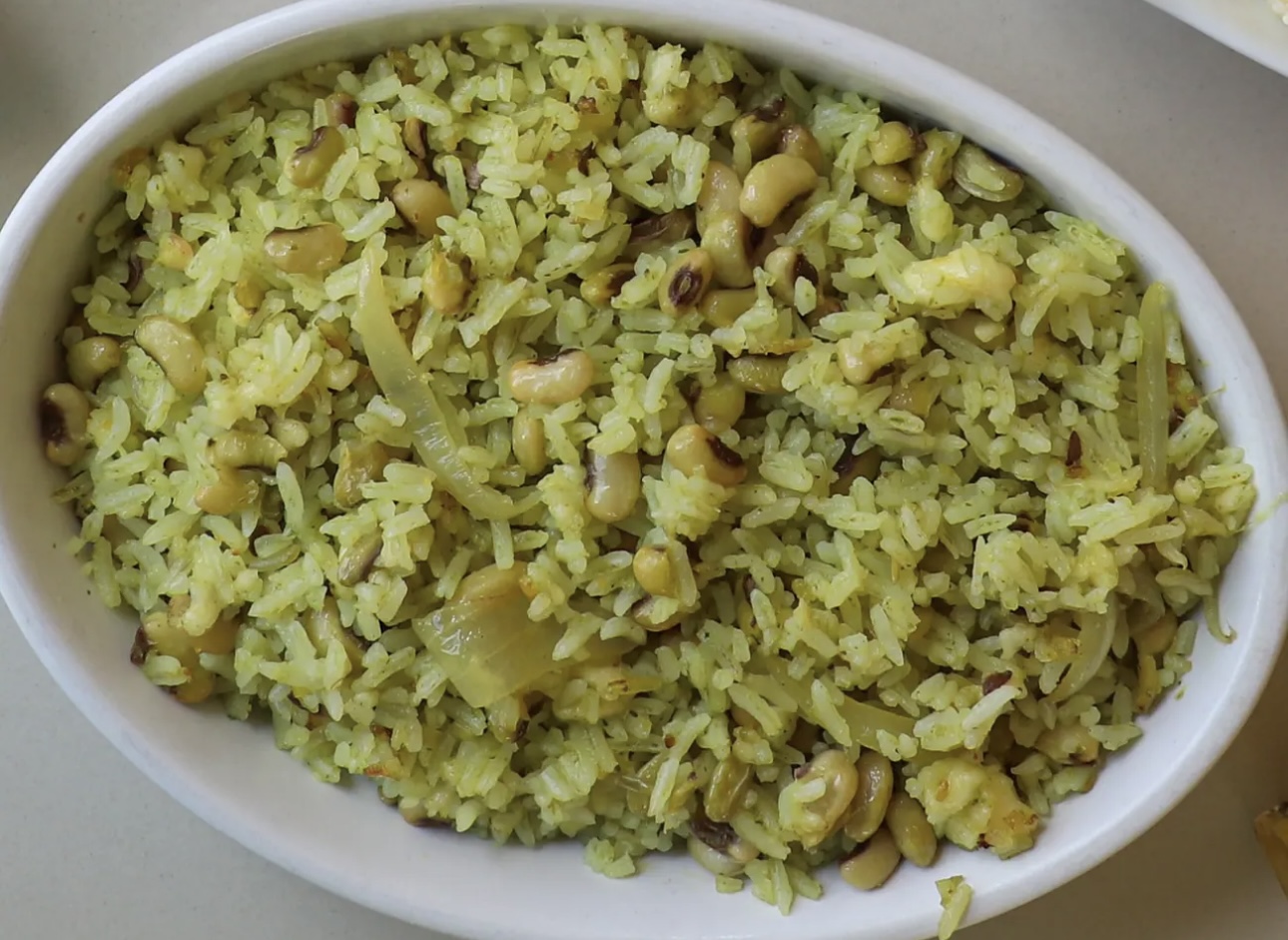 Baião de Dois com Queijo