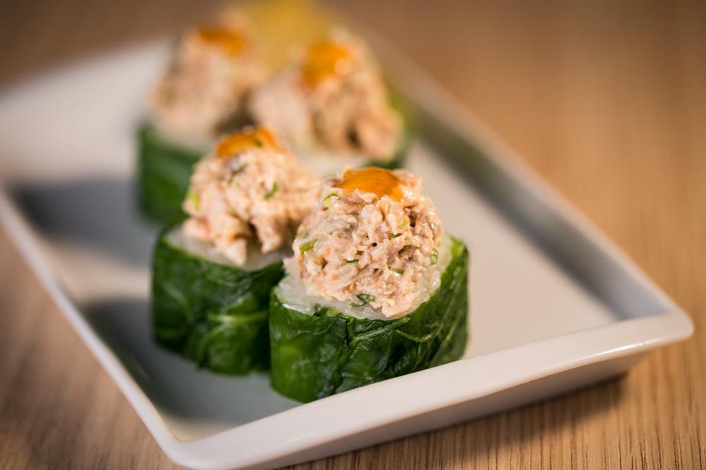 ACELGA MAKI PATÊ SALMÃO